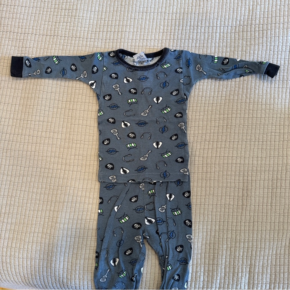 Baby Steps Rocker Pajama Set - 12 Months